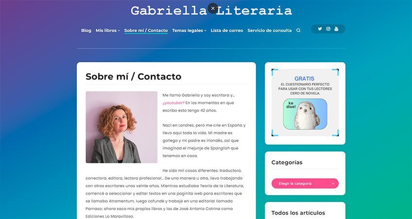 Gabriella literaria web